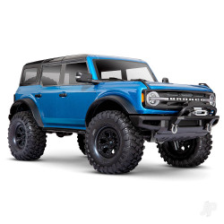 Traxxas Velocity Blue TRX-4 2021 Ford Bronco 1:10 4X4 Electric Scale & Trail Crawler (+ TQi 4-ch, XL-5 HV, Titan 550) 92076-4-VBLU