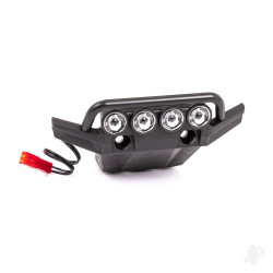 Traxxas Bumper, front (assembled, LED lights installed) (fits 4WD Rustler) 6791
