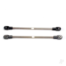 Traxxas Turnbuckles, 106mm (Front tie rods) (2 pcs) (includes installed rod ends and hollow ball connectors) 5138