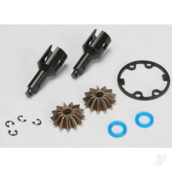 Traxxas Drive cups, inner (2 pcs) (Jato) (for Steel constant-velocity driveshafts) / Differential spider gears (2 pcs) / gaskets, hardware 5125