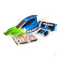 Traxxas Body, Bandit (also fits Bandit VXL), green/ wing (painted, decals applied) 2450X