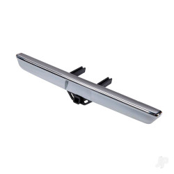 Traxxas Bumper, rear (chrome) / bumper mount / 3x10 BCS (2) 9124