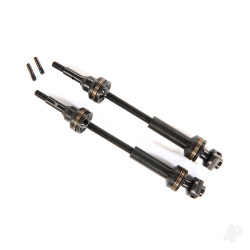 Traxxas Front Driveshafts, Steel-Spline Constant-Velocity (Complete Assembly) (2 pcs) 9051X