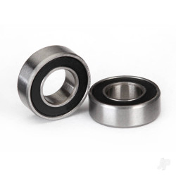 Traxxas Ball bearings, black rubber sealed (6x12x4mm) (2 pcs) 5117A