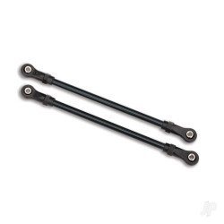 Traxxas Suspension links, Rear upper (2 pcs) (5x115mm, Steel) (assembled with hollow balls) (for use with #8140 TRX-4 Long Arm Lift Kit) 8142