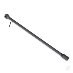 Traxxas Driveshaft, center, plastic, (black) / screw pin 6767
