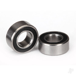 Traxxas Ball bearings, black rubber sealed (5x10x4mm) (2 pcs) 5115A