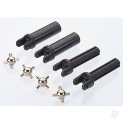 Traxxas Half shafts, heavy duty (external splined (2 pcs) / internal splined (2 pcs)) / metal u-joints (4 pcs) 6759
