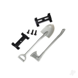 Traxxas Shovel / axe / accessory mount / mounting hardware 8122