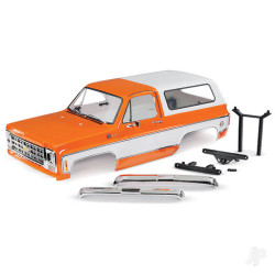 Traxxas Body, Chevrolet Blazer (1979), complete (orange) (includes grille, side mirrors, door handles, windshield wipers, Front & Rear bumpers, decals) 8130X
