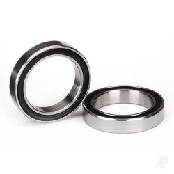 Traxxas Ball bearings, black rubber sealed (15x21x4mm) (2 pcs) 5102A
