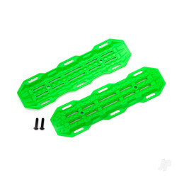 Traxxas Traction boards, Green / mounting hardware 8121G