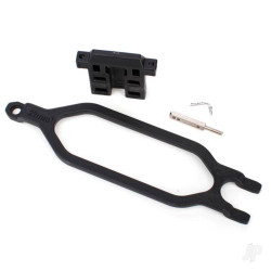 Traxxas Hold down, battery / hold down retainer / battery post / angled Body clip (allows for installation of taller, multi-cell batteries) 6727X