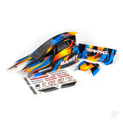 Traxxas Body, Bandit VXL, blue/ wing (painted, decals applied) 2436X