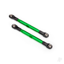 Traxxas Toe links (TUBES green-anodised, 7075-T6 Aluminium, stronger than titanium) (87mm) (2) / rod ends (4) / Aluminium wrench (1) 6742G