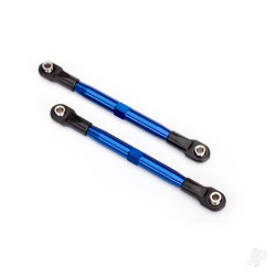 Traxxas Toe links (TUBES blue-anodised, 7075-T6 Aluminium, stronger than titanium) (87mm) (2) / rod ends (4) / Aluminium wrench (1) 6742X