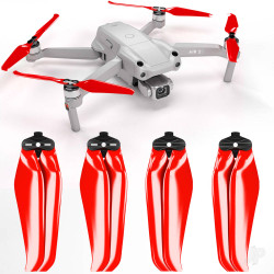 Master Airscrew 7.2x3.8 STEALTH Multirotor Folding Propeller Set x4 Red for DJI Air 2S A2S7238FR4