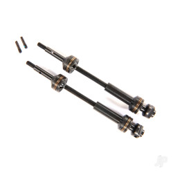 Traxxas Rear Driveshafts, Steel-Spline Constant-Velocity (Complete Assembly) (2 pcs) 9052X