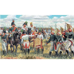 ITALERI Napoleonic Wars All Gen Staff Jun 6037 1:72 Figures Kit