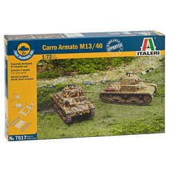 ITALERI Carro Armato M13/40 Tank 7517 1:72 Military Vehicle Model Kit