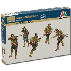 ITALERI WW11 Japanase Infantry 6170 1:72 Model Kit Figures