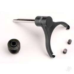 Traxxas Shift fork-shaft / shift fork pads (2 pcs) / rubber shift shaft seal 4989