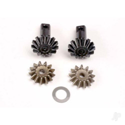 Traxxas Differential gear Set 13-T output gear shafts (2 pcs) / 13-T spider gears (2 pcs) / spider shaft (1pc) / 6x10x0.5mm PTFE-coated washer (1pc) 4982