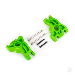 Traxxas Carriers, stub axle, rear, extreme heavy duty, green (left & right)/ 3x41mm hinge pins (2)/ 3x20mm BCS (2) (for use with #9080 upgrade kit) 9050G