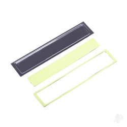 Traxxas Tailgate panel insert (clear, requires painting) / adhesive foam tape (2 pcs) (fits #8010 Body) 8077