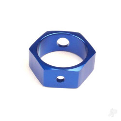 Traxxas Brake adapter, hex aluminium (Blue) (use with HD shafts) 4966X