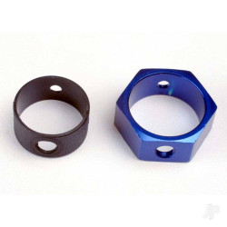 Traxxas Brake adapter, hex aluminium (Blue) 4966