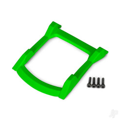 Traxxas Skid plate, roof (Body) (Green) / 3x12 CS (4 pcs) 6728G