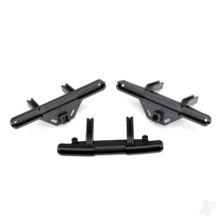 Traxxas Bumper mounts, Front & Rear / bumper mount, Rear (offset) 8067X