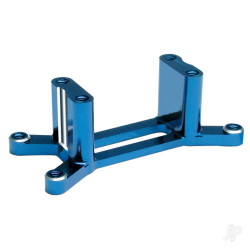 Traxxas Engine mount, machined 6061-T6 aluminium (Blue) ( with screws) (Maxx Series) 4960X