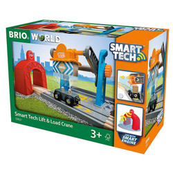 BRIO 33827 Smart Tech - Harbour Crane for Wooden Train Set