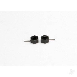 Traxxas Hex wheel Hubs (tall offset, 14x7.5mm) (2 pcs) / axle pins (2.5x12mm) (2 pcs) 4959