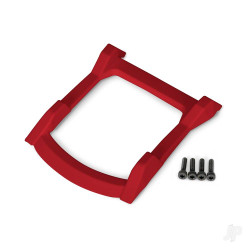 Traxxas Skid plate, roof (Body) (Red) / 3x12mm CS (4 pcs) 6728R