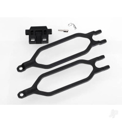 Traxxas Hold down, battery (2 pcs) / hold down retainer / battery post / angled Body clip 6727