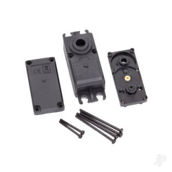 Traxxas Servo case, plastic (top, middle, bottom) / gaskets / hardware (for 2250, 2255 servos) 2251