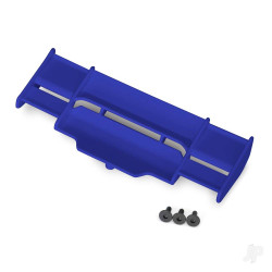 Traxxas Wing, Rustler 4X4 (Blue) / 3x8 FCS (3 pcs) 6721X