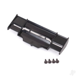 Traxxas Wing, Rustler 4X4 (black) / 3x8mm FCS (3 pcs) 6721