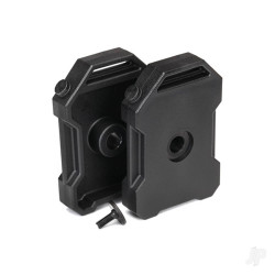 Traxxas Fuel canisters (black) (2 pcs) / 3x8 FCS (1pc) 8022T