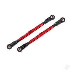 Traxxas Toe links, front (TUBES red-anodised, 6061-T6 Aluminium) (2) (for use with #8995 WideMaxx suspension kit) 8997R