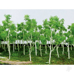 JTT Woods Edge Trees, Pastel Green, O-Scale, (8 per pack) 95621