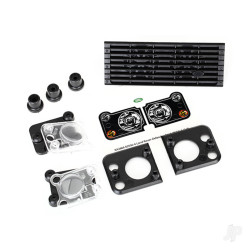 Traxxas Grille, Land Rover Defender / grille mount (3 pcs) / headlight housing (2 pcs) / lens (2 pcs) / headlight mount (2 pcs) (fits #8011 Body) 8013