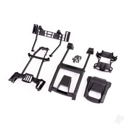 Traxxas Body support (includes front mount & rear latch, roof & hood skid pads)/ 3x12mm CS (19) (attaches to #7812 body) 7813