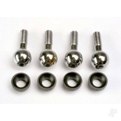 Traxxas Pivot balls (4 pcs) / pivot ball cap bushings (4 pcs) 4933