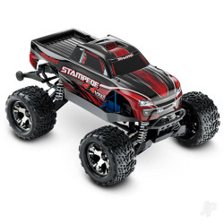 Traxxas Red Stampede 4X4 VXL 1:10 4WD RTR Brushless Electric Monster Truck (+ TQi 2-ch, TSM, VXL-3s, Velineon 3500Kv) 67086-4-RED