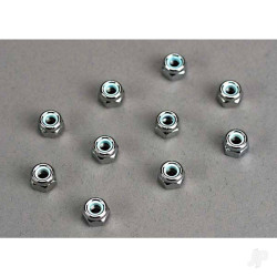 Traxxas Nuts, 4mm nylon locking (10 pcs) 1747