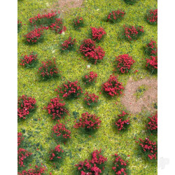 JTT Flowering Meadow Red, 5x7in, Sheet 95604